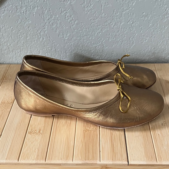 Jamie Haller the ballet slipper flats in gold EU 39 (US 8) - Picture 6 of 13
